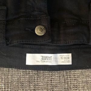 Topshop Jamie  jeans black